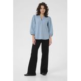 Blouse - Lichtblauw - KAenya - Dames - Lange Mouwen