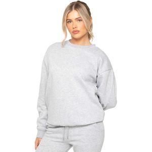 Enzo - Dames Oversized Sweatshirt - Grijs