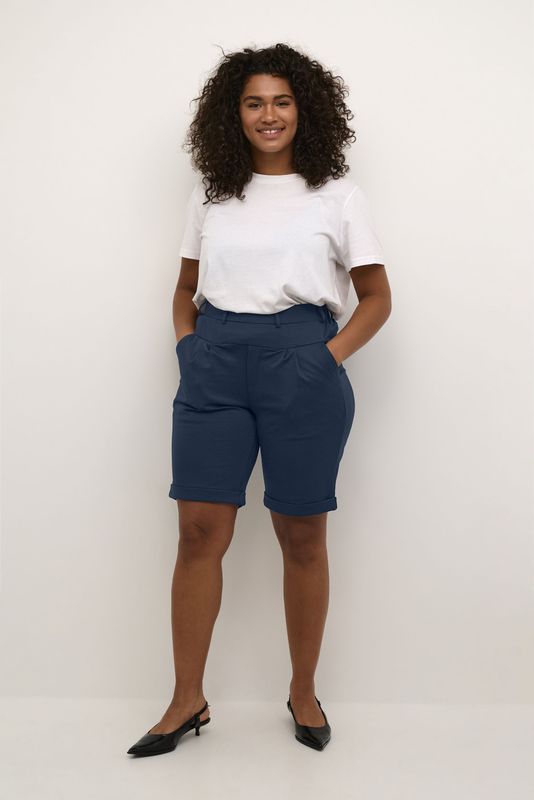 KAFFE CURVE Broek 'Jenna'  marine