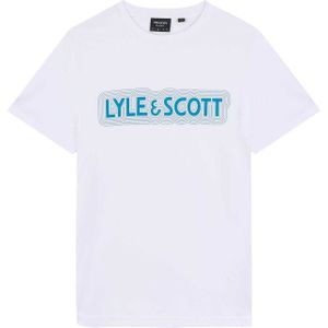 Lyle & Scott Heren Trillingen T-Shirt (Wit)
