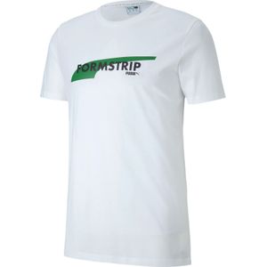 Puma - Club - T-shirt - Wit - Grafisch Logo