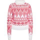 Mymo - Gebreide Coltrui - Rood - Dames