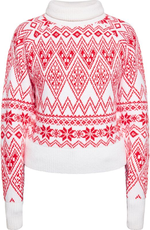 Mymo - Gebreide Coltrui - Rood - Dames