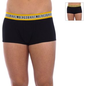 Bikkembergs - Moderne Boxershort - Zwart - Katoen - Verpakking van 2 stuks