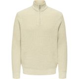 Only & Sons - Gebreide Trui - Troyerkraag - Normale Snit