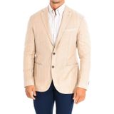 La Martina - Formal Blazer - Beige - 56% Linnen - 44% Katoen
