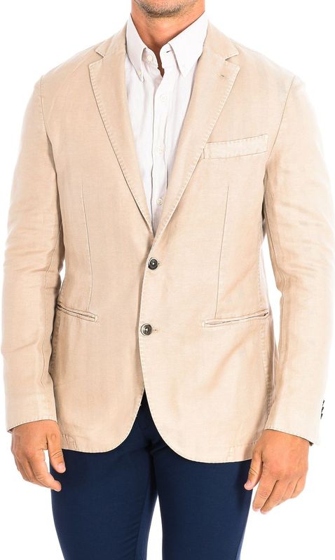 La Martina - Formal Blazer - Beige - 56% Linnen - 44% Katoen