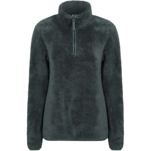 Mountain Warehouse Dames/Dames Teddy Fleece Quarter Zip Fleece Top (Groen)