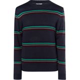 Mo - Jumper - Navy - Heren - Sportieve Trui met Ronde Hals