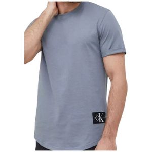 Calvin Klein T-shirt met omgeslagen badge voor heren