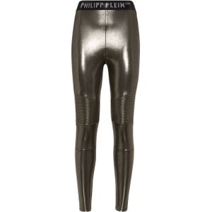 Philipp Plein, Dames, Broeken, Geel, Maat: XS Lame,