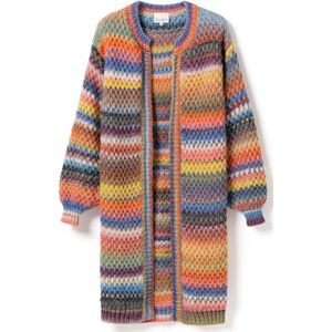 Gio gebreide cardigan in veelkleurig