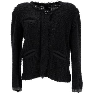 Isabel Marant Bouclé Jacket in Zwarte Wol
