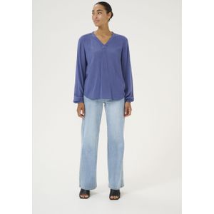 Blouse met lange mouwen Regular fit Blue Indigo