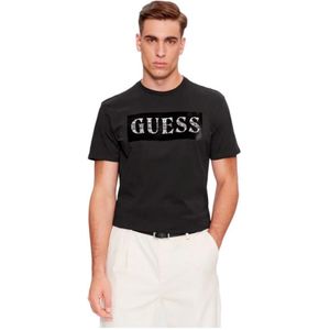 Guess Velvet T-shirt til mÃ¦nd