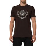 Coin - Laurel Print - T-shirt - Bruin - Crew Neck