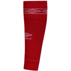Umbro Ruiten beenstukken heren (Vermiljoen/Wit)