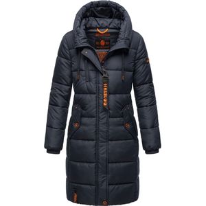 Marikoo dames winterjas – Lange gewatteerde jas met capuchon & zakken