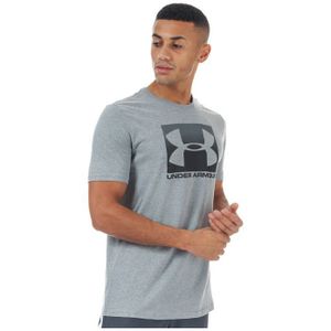 Men's Under Armour Boxed Sportstyle Short Sleeve T-Shirt In Grey - Maat XL