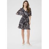 Kaffe - Jurk 'Lecta' - Zwart/Wit - Blousejurk