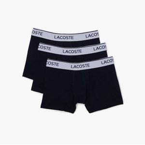 Men's Lacoste 3 Pack Boxer Shorts in Blue