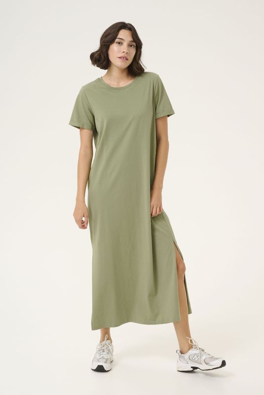 Jurk Regular fit Oil Green