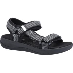 Hush Puppies Dames/dames Sara-kwartaalsandalen (Zwart)