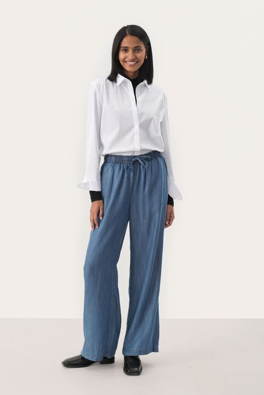 Part Two - Relaxed Fit - Blauwe Denim Broek - Dames