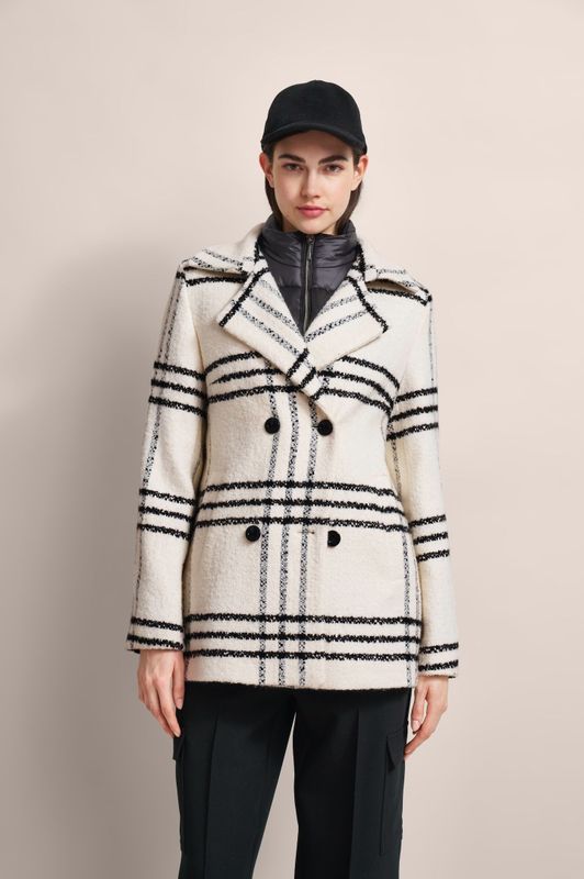 Bugatti Damen Geruite jas met hoog draagcomfort