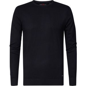 Petrol Industries - Heren Essential Crewneck Knit - Zwart - Maat L