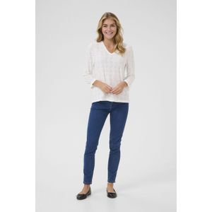 Blouse met lange mouwen Regular fit Chalk CC. white