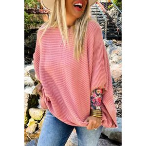 Ribbelgebreide Losse Fit Trui