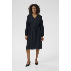 Blouse met lange mouwen Regular fit Black