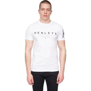 Henleys Heren Hentyme T-Shirt (Wit)