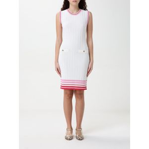 Geribbelde Tricot Mini-jurk met Kleurverloop Zoom