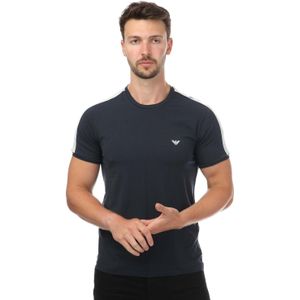 Emporio Armani - T-shirt - Donkerblauw - Modal Stretch - Ronde Hals