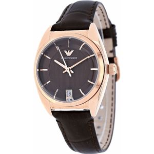 Emporio Armani Unisex Horloge Kwarts Roze Goud