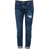 Pepe Jeans - Slim-Fit Jeans - Blauw - Denim - Verweerde Look