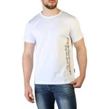 Automobili Lamborghini - T-shirt - Wit - Katoen - Ronde Hals