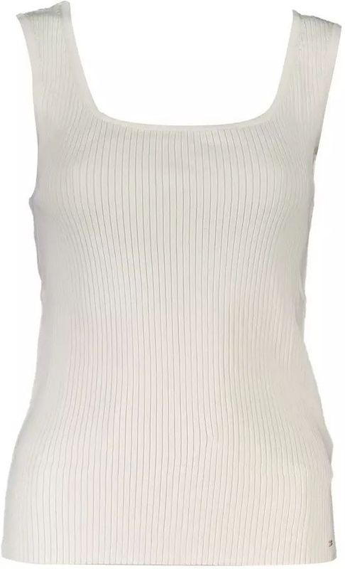 Geribbelde Tanktop Klassieke Stijl