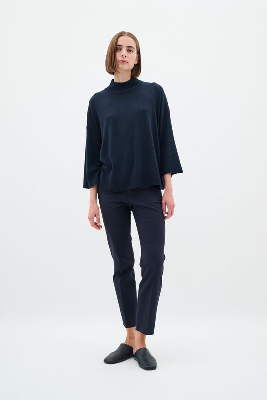 InWear, Dames, Broeken, Blauw, Maat: 2XS Leer,