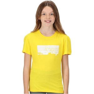 Regatta Kinderen/Kinderen Zonsondergang T-Shirt (MaÃ¯s Geel)
