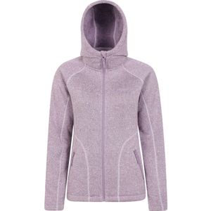 Mountain Warehouse - Nevis - Hoodie - Paars - 100% Polyester, Bontgevoerd, Volledige ritssluiting