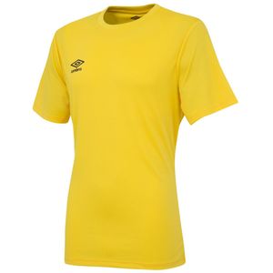 Umbro - Kinder Club Jersey - T-shirt - Geel - 100% Polyester, Crew Neck, Korte Mouwen