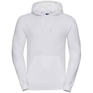 Russell Effen Heren Hoodie (Wit)