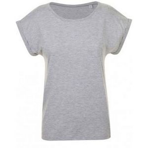 SOLS Dames/dames Melba T-shirt met platte mouwen (Grijze Mergel)