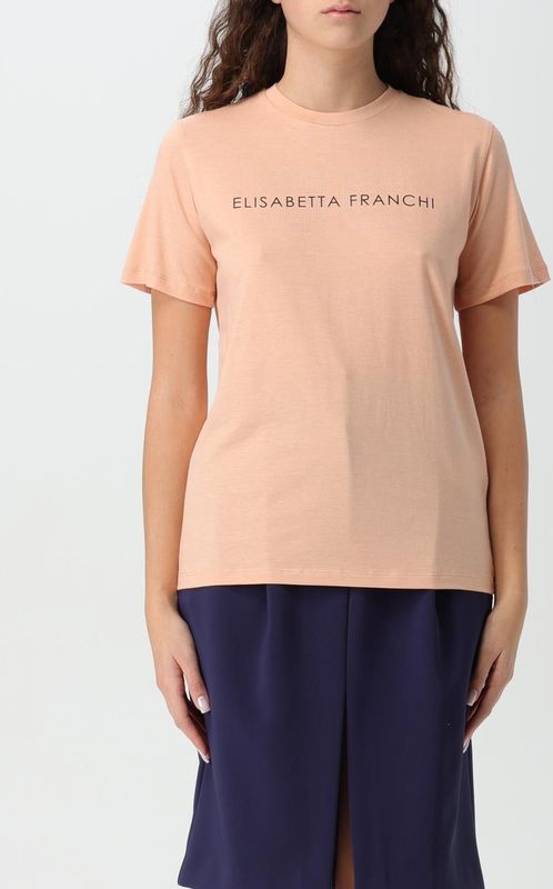 Elisabetta Franchi - T-shirt - Oranje