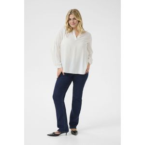 Blouse met lange mouwen Regular fit Chalk white