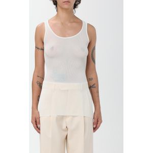 Geribbelde Slimfit Zijden Tanktop