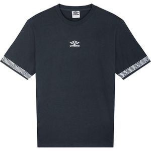 Umbro Heren Supporters Sport T-shirt (Blauw/Wit)